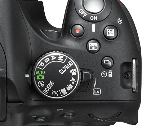 Управление настройками Nikon D5200