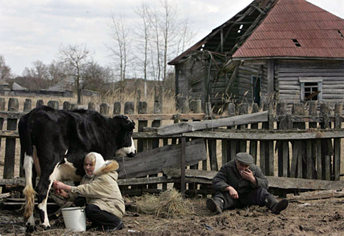 фотография из серии Виктора Драчева «Чернобыльская зона. 20 лет спустя»