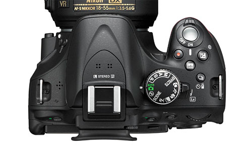 Верхняя панель Nikon D5200