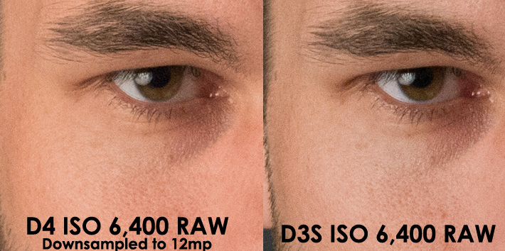 Nikon D4  шумы на ISO 6400