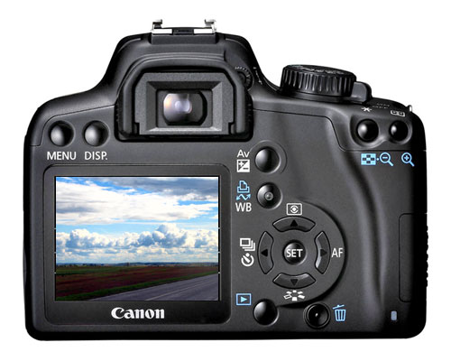 Эргономика фотоаппарата Canon EOS 1000D